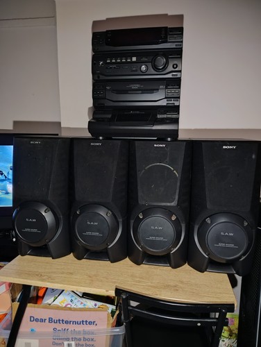 Sony hifi system with - 4,