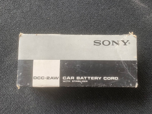 Vintage sony car - sony, cord